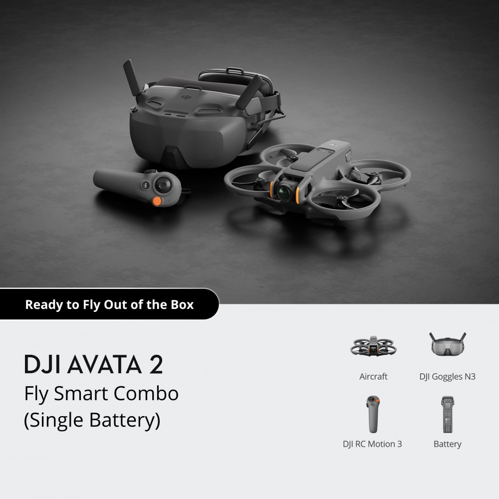 DJI Avata 2 Fly Smart Combo (Single Battery)