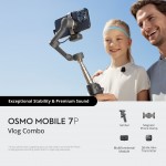 Osmo Mobile 7P Vlog Combo (DJI Mic Mini Transmitter Infinity Black)