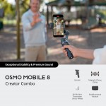 Osmo Mobile 8 Creator Combo (DJI Mic Mini Transmitter Arctic White)